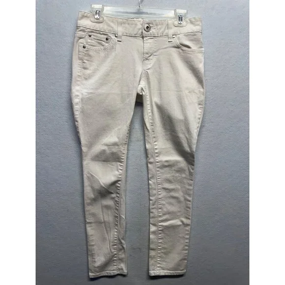 Guess Medium Rise Skinny Sarah Fit White Jeans - Picture 1 of 14